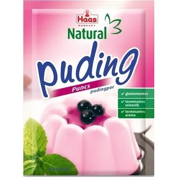 lahůdkový salát Haas Natural Pudink s punčovou příchutí (40g)