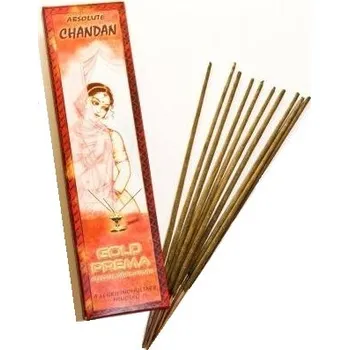 Čajovna Goloka Gold Prema Vonná tyčinka Chandan (10ks)
