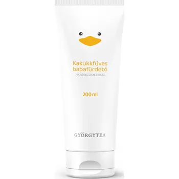 Lék na kožní problémy, vlasy a nehty Györgytea Natúrkozmetikum Tymiánový dětský koupel (200ml)