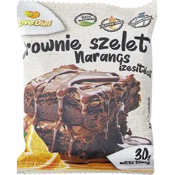 LoveDiet Bezlepkový Brownie kakaový s pomerančovou příchutí (30g)
