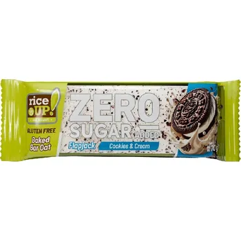 Rice Up Zero Bezlepková ovesná tyčinka se sušenkovo-smetanovou příchutí bez přidaného cukru (70g)