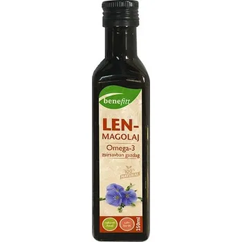 Přepuštěné máslo Benefitt Lněný olej (250ml)