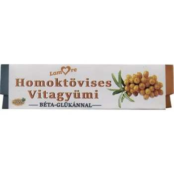 Lamore Vitagyümi Bezlepková tyčinka s rakytníkem a beta-glukanem bez cukru (30g)