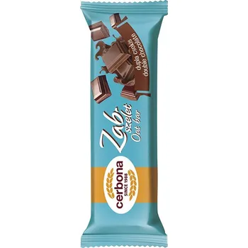 Cerbona Ovesná tyčinka dvojitá čokoláda s polevou (40g)