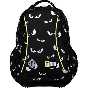 Dětský batoh Volnočasový batoh St.RIGHT - Glowing eyes, 3 komorový, BP26, BP26, rozměry: 39 x 27 x 17cm