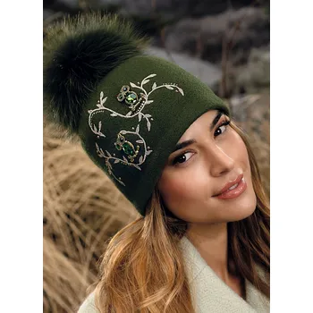 Čepice KRUMLOVANKA W-0844/484 zelená