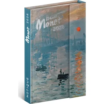 Diář Týdenní magnetický diář Claude Monet 2026, 11 x 16 cm