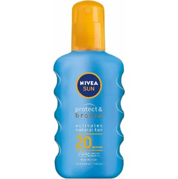 Opalování Nivea Sun Protect & Bronze Sun Spray SPF 20 200ml