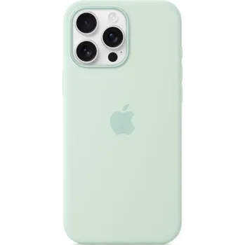 Pouzdro na mobilní telefon iPhone 16 Pro Max Silicone Case with MS-Aquamarine
