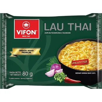 Hotové jídlo Vifon Lau Thai Thajská instantní nudlová polévka pikantní (80g)