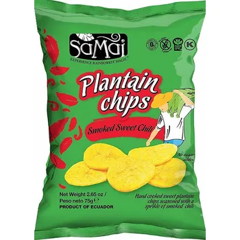 Chips Samai Banánové chipsy plantejny sladké chilli (75g)
