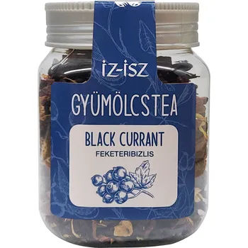 Sušené ovoce iz-isz Ovocný čaj z černého rybízu s ibiškem (120g)