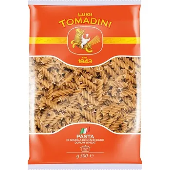 Příloha Tomadini semolinová celozrnné těstoviny Fusilli (500g)