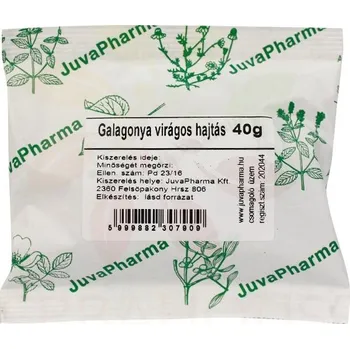 JuvaPharma čaj Hloh obyčejný - list s květem (40g)