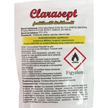 Pudr Uniclean Clarasept Dezinfekční vlhčení utěrka (1kus)