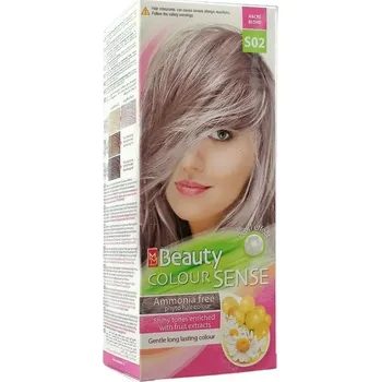 Příslušenství k barvení vlasů MM Beauty Colour Sense permanentní barva na vlasy S02 - perleťový blond (125ml)