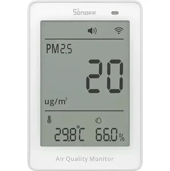 SONOFF SAWF-07P AirGuard monitor kvality vzduchu PM2.5/PM10 s Matter přes Wi-Fi