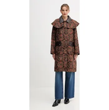 Dámský kabát Kabát Barbour x Farm Rio LWX1503 oranžová 22C, vel. XS