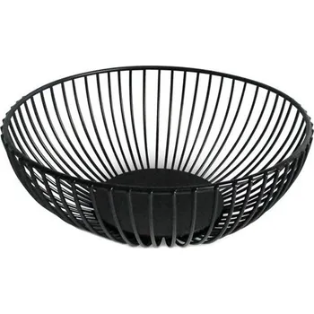 KITCHISIMO 320305 drátěná mísa na ovoce 18 cm černá