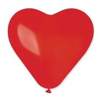 Balónek SMART Balón SRDCE červené 25 cm - 1 ks - Valentýn / Svatba