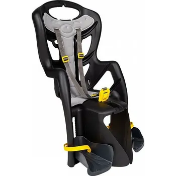 cyklosedačka BELLELLI PEPE Dětská sedačka na kolo, upevnění na rám, černá