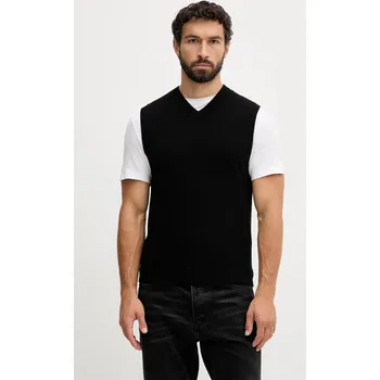 Dámská vesta Vlněná vesta United Colors of Benetton 1002U400L černá 99A, vel. L