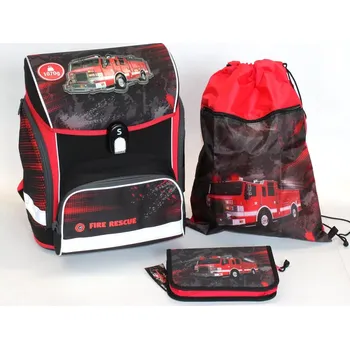Školní batoh Stil školní aktovkový set Hasiči