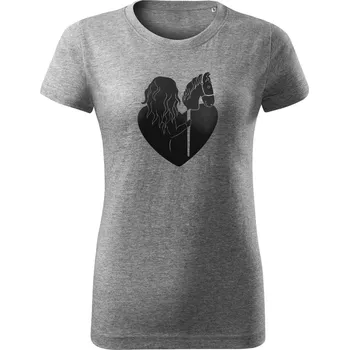 Dívčí tričko Horsezone.cz Tričko Hobby Horse tyrkysové - logo velké Barva: Šedá, Velikost: XS