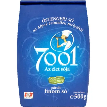 Kuchyňská sůl 7001 Jemná jodidovaná mořská sůl (500g)