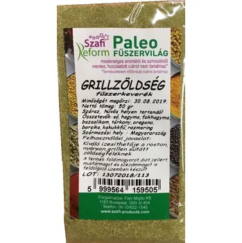 Koření Szafi Reform Paleo Směs koření na grilovanou zeleninu (50g)