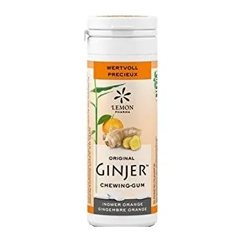Žvýkačka Lemon Pharma Ginjer žvýkačka zázvorová se xylitolem a Stevieho (30g)