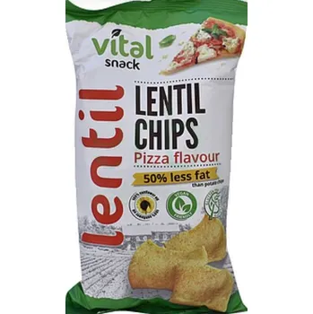 Chips Golden Snack Čočková chipsy s příchutí pizzy (65g)