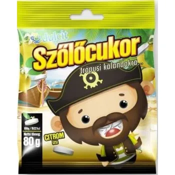 Žvýkačka Dulcit Hroznový cukr citrón pastilky (80g)