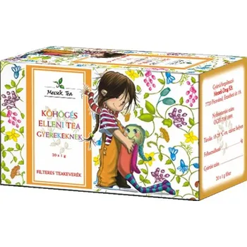 Lék na bolest, zánět a horečku Mecsek Porcovaná bylinková čajová směs proti kašli pro děti (20ks)