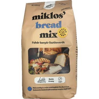 Chlebová směs Naturbit It´s us Miklos Bread Mix Bezlepková moučná směs na přípravu bílého chleba (1000g)