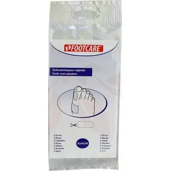 Náplast FootCare náplast na kuří oka na stříhání 6x4cm (2ks)