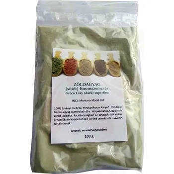 Pleťová maska Mosómami Zelený kosmetický jíl (100g)