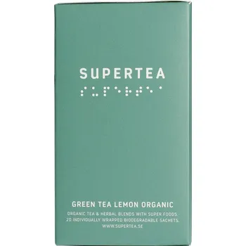 Bylinná léčivá mast Supertea Bio Zelený čaj a citronová tráva (20ks)