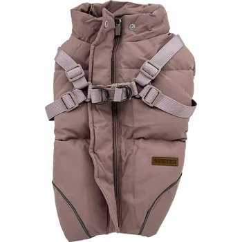 Obleček pro psa Vsepropejska Vento zimní bunda pro sa na ZIP Barva: Růžová, Délka zad (cm): 41, Obvod hrudníku: 46 - 54 cm