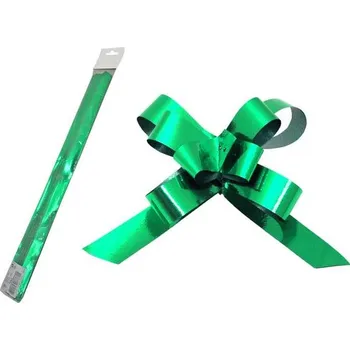 Stuha MFP Paper s.r.o. Dekorační stahovací stuha - metalická zelená - 1 ks