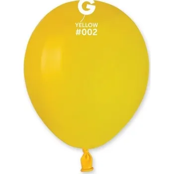 Balónek Gemar Balloons Balónek latexový MINI - 13 cm – Žlutý - 1 KS