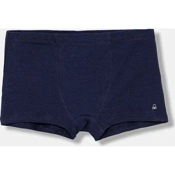Boxerky Dětské boxerky United Colors of Benetton (2-pack) 3MC10X343 námořnická modř 59A, vel. 90