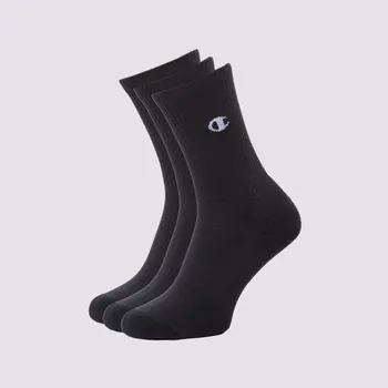 Pánská móda Champion Ponožky Socket 3Pack Černá 37-39