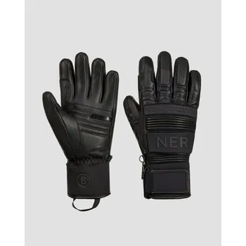 Rukavice Kožené Pánské Lyžařské Rukavice Bogner Silvan V černé Barvě 6597114-26
