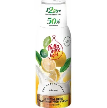 Sirup Fruttamax Light sirup se sladidlem citrónový radler (500ml)