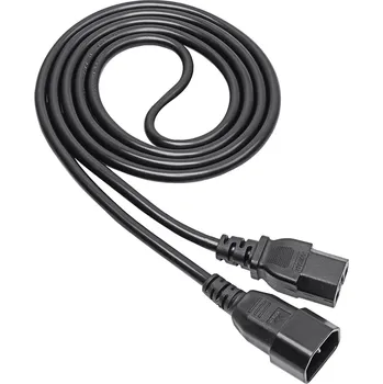 Prodlužovací kabel Napájecí kabel C14 / C15 1.8m Akyga AK-UP-06