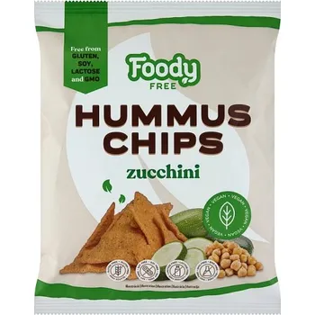 Chips Foody Free Bezlepkový Hummus Chips s cuketou (50g)