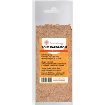 Koření Lakshmi Kardamom zelený mletý (20g)