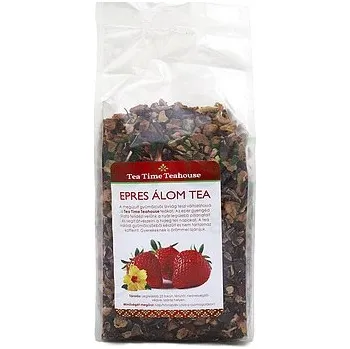 Sušené ovoce Tea Time Teahouse Sypaný jahodový ovocný čaj bez kofeinu (300g)