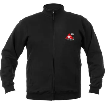 Pánská mikina Mikina ACI černá na zip 280 g Velikost: XL